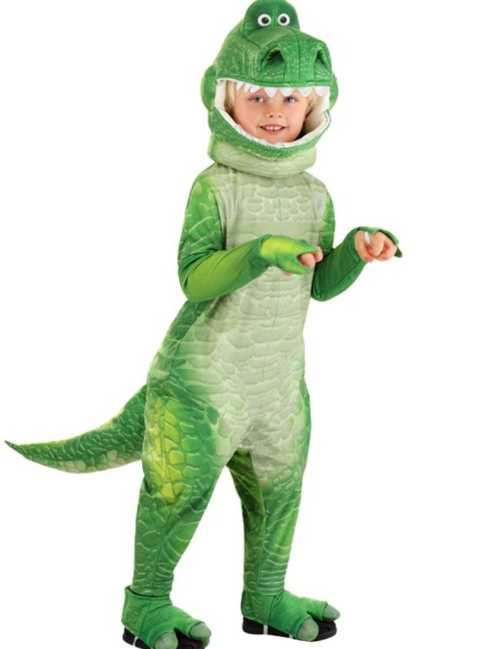 NWT Disney Pixar Toy Story Rex the Green Dino Halloween Costume Jumpsuit Only 4T
